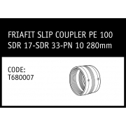 Marley Polyethylene Friafit Slip Coupler 280mm - T680007